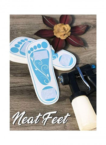 100-Pair Stick On Feet Tanning Kit