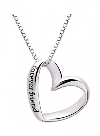 Forever Friend Love Heart Pendant Necklace
