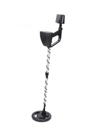 Portable LCD Display High Sensitivity Underground Metal Detector Black