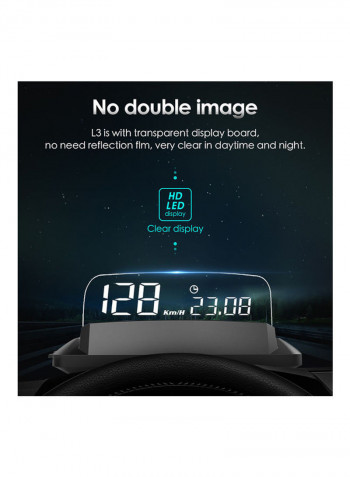 Safe Alarm Multi-Function Display Car Accessories