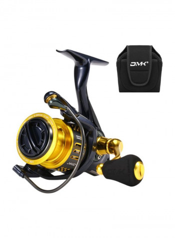 Spinning Fishing Reel With Bag 13x12.5x8cm
