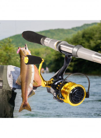 Spinning Fishing Reel With Bag 13x12.5x8cm