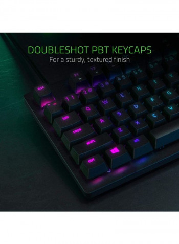 Huntsman Tournament Edition, Compact Gaming Keyboard with Linear Optical Switches, Doubleshot PBT Keycaps- Classic Black