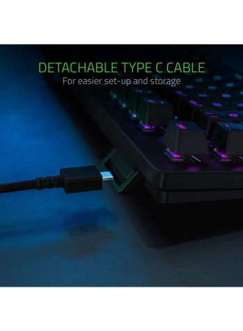 Huntsman Tournament Edition, Compact Gaming Keyboard with Linear Optical Switches, Doubleshot PBT Keycaps- Classic Black