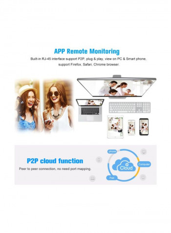 Wireless IR-Cut Night Vision Surveillance Camera With Sim Card Slot