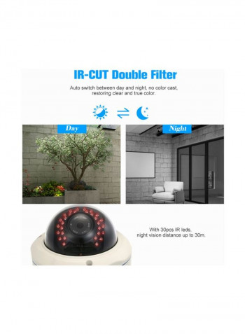 Wireless IR-Cut Surveillance Camera With TF Card And Sim Card Slot