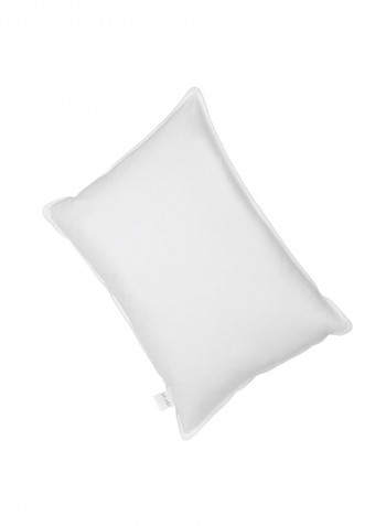 2-Piece Pillows Set Polyester White 91x51centimeter