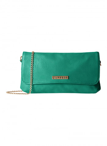 Polyester Blend Crossbody Bag SGIRNSMGRN Green