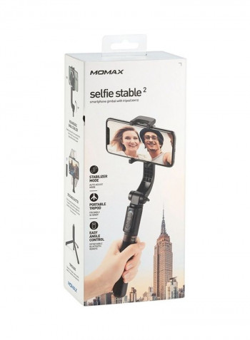 Mini Stabilizer Foldable Bluetooth Tripod Selfie Stick Multicolour