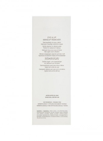 Eye And Lip Make Up Remover Clear