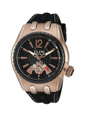 Men's Water Resistant Analog Watch ELINI-20007-RG-01-BB