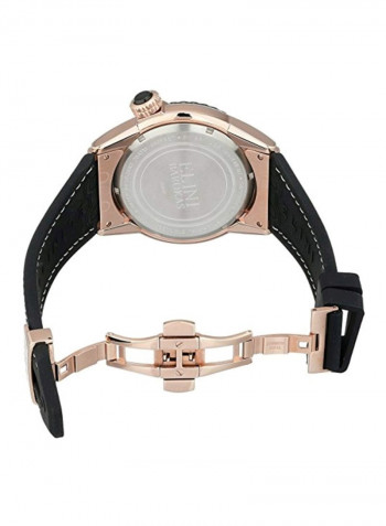 Men's Water Resistant Analog Watch ELINI-20007-RG-01-BB