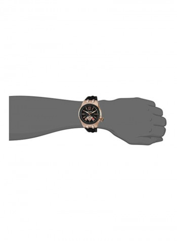 Men's Water Resistant Analog Watch ELINI-20007-RG-01-BB