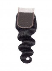 10A Brazilian Body Wave Hair Extension With Closure Black