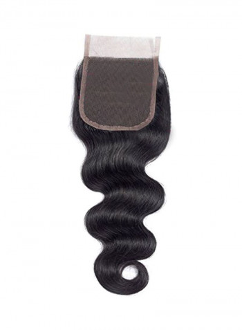 10A Brazilian Body Wave Hair Extension With Closure Black