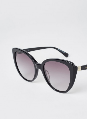 Women's Full Rim Acetate Butterfly Sunglasses - Lens Size: 54 mm