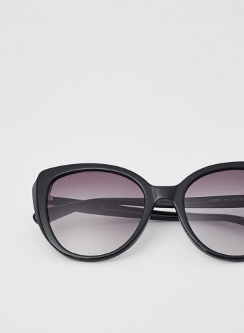 Women's Full Rim Acetate Butterfly Sunglasses - Lens Size: 54 mm