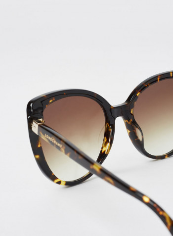 Women's Full Rim Acetate Butterfly Sunglasses - Lens Size: 54 mm