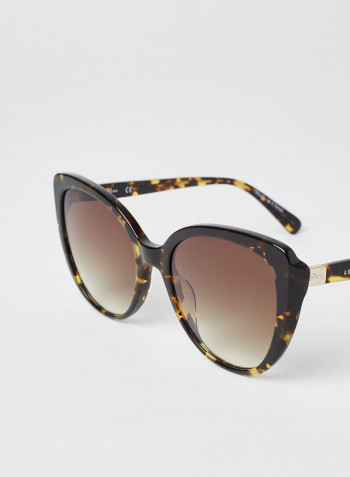 Women's Full Rim Acetate Butterfly Sunglasses - Lens Size: 54 mm