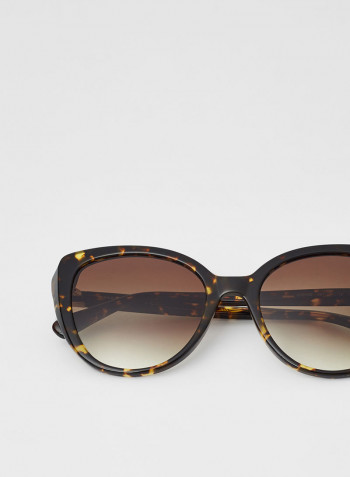 Women's Full Rim Acetate Butterfly Sunglasses - Lens Size: 54 mm