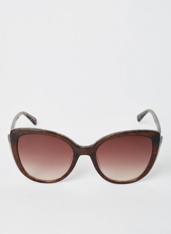 Women's Full Rim Acetate Butterfly Sunglasses - Lens Size: 54 mm