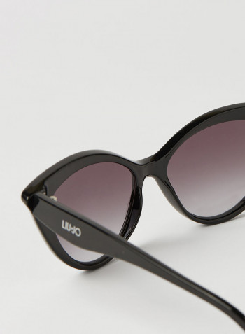 Women's Full Rim Injected Cat Eye Sunglasses - Lens Size: 54 mm