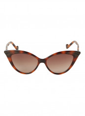 Women's Full Rim Injected Cat Eye Sunglasses - Lens Size: 54 mm