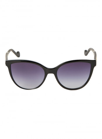 Women's Full Rim Injected Cat Eye Sunglasses - Lens Size: 56 mm