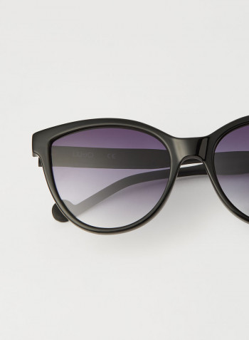 Women's Full Rim Injected Cat Eye Sunglasses - Lens Size: 56 mm