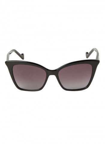 Women's Full Rim Injected Modified Rectangle Sunglasses - Lens Size: 54 mm