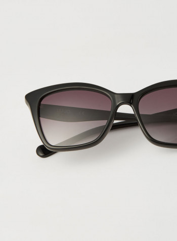 Women's Full Rim Injected Modified Rectangle Sunglasses - Lens Size: 54 mm