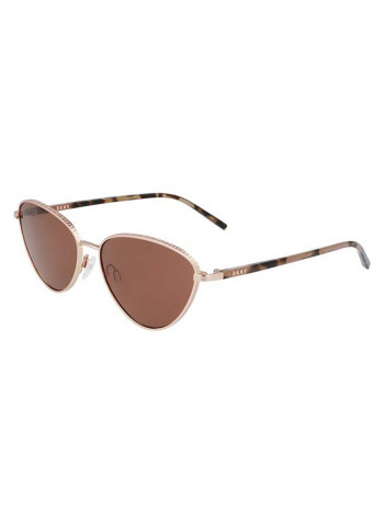 Women's Full Rim Metal Cat Eye Sunglasses - Lens Size: 57 mm
