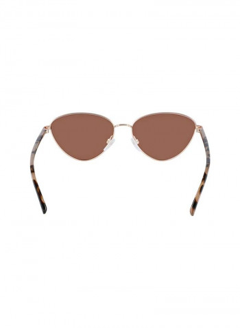 Women's Full Rim Metal Cat Eye Sunglasses - Lens Size: 57 mm