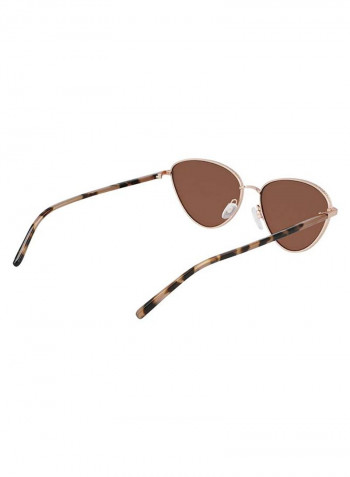 Women's Full Rim Metal Cat Eye Sunglasses - Lens Size: 57 mm