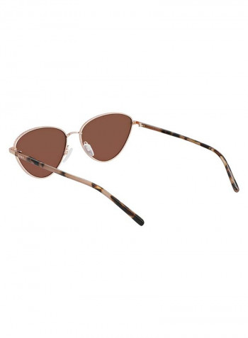 Women's Full Rim Metal Cat Eye Sunglasses - Lens Size: 57 mm