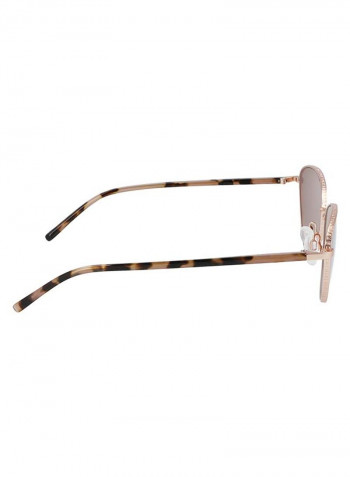 Women's Full Rim Metal Cat Eye Sunglasses - Lens Size: 57 mm