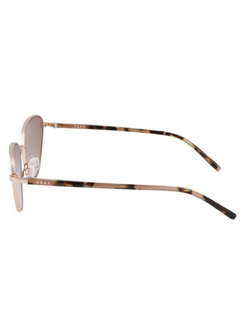 Women's Full Rim Metal Cat Eye Sunglasses - Lens Size: 57 mm