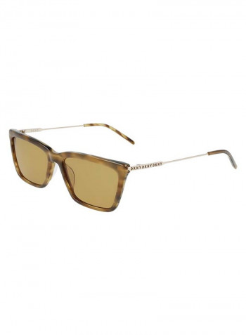 Women's Full Rim Acetate Rectangle Sunglasses - Lens Size: 55 mm