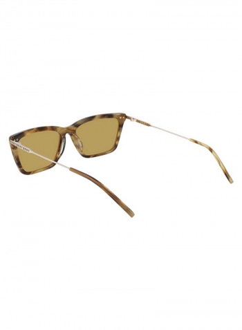 Women's Full Rim Acetate Rectangle Sunglasses - Lens Size: 55 mm