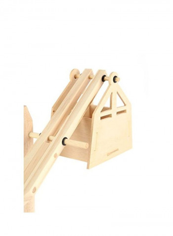Leonardo Da Vinci Trebuchet Model Kit 40x11x6centimeter