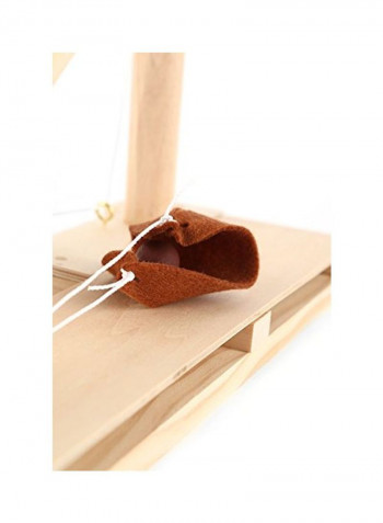 Leonardo Da Vinci Trebuchet Model Kit 40x11x6centimeter