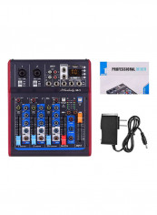 4-Channel Digital Mixing Console With Built-In 48V Phantom Power & Reverberation Effects VM1029 Black/Red reviews 4-Channel Digital Mixing Console With Built-In 48V Phantom Power & Reverberation Effects VM1029 Black/Red