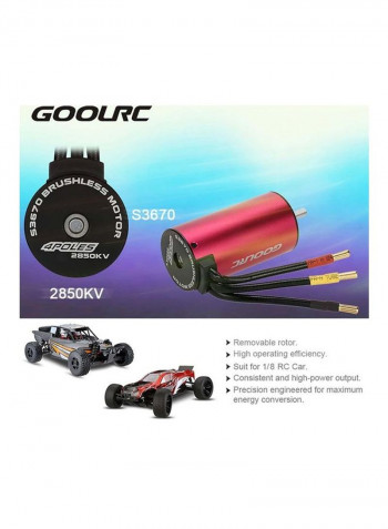 Sensorless Brushless Motor With Programming Card And Battery