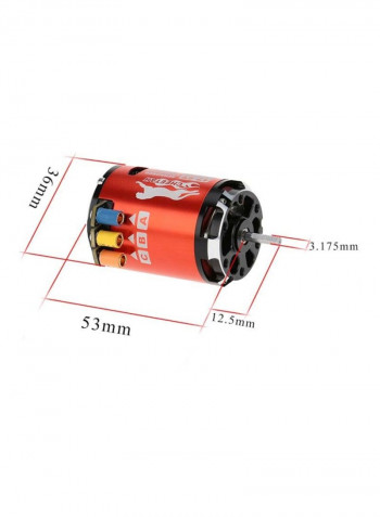2-Piece Cheetah Sensored Brushless Motor With Brushless Sensored ESC Set For 1/10/1/12 Buggy Touring Car 53x36millimeter