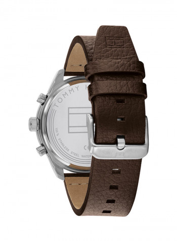 Men's Leather Analog Wrist Watch 1791785