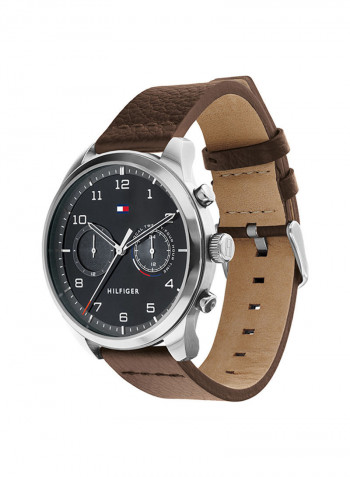 Men's Leather Analog Wrist Watch 1791785