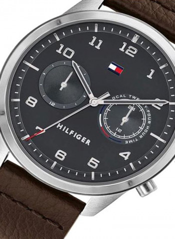 Men's Leather Analog Wrist Watch 1791785
