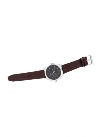 Men's Leather Analog Wrist Watch 1791785