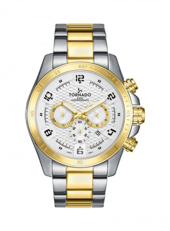 Men's Chronograph Silver Dial Watch - T3149-TBTSB