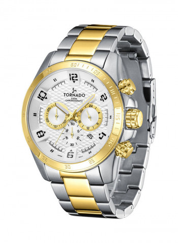 Men's Chronograph Silver Dial Watch - T3149-TBTSB